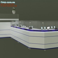 Thiết kế thi công tủ điện thoại cửa hàng - Anh Nam